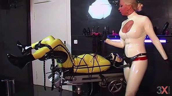 Rubber Goddess - A Classic (Part 1 of 3) -  Lady Kate And Rubber Slave