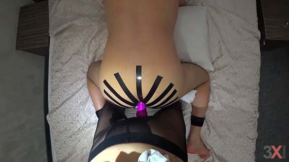Pegging Tight Ass With Strapon And Prostate Massage For My Slave - Chastity Lady