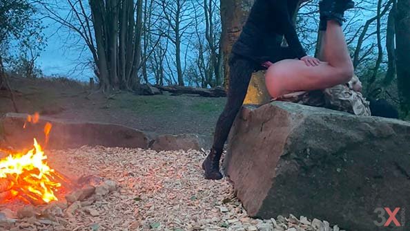Tied And Fucked In The Woods - Kinky Vibes 69