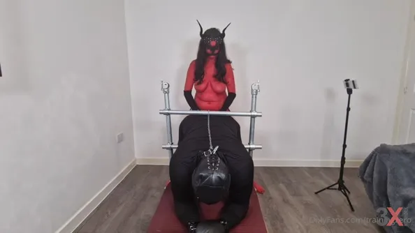Satan Devil Femdom Pegging Purgatory Anal Fisting Dildo Halloween Rough Extreme Huge Butt Plugs - Training Zero - Miss Raven