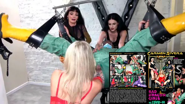 Bad Dragon Girls VS. Covid-19 (DVD-FullHD 2020 Full Movie) - Carmen Rivera Entertainment - Bizarrlady Alice, Carmen Rivera, Lady Blackdiamoond and Frank The Butt