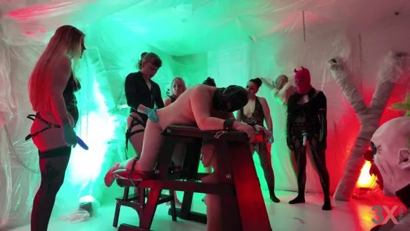 The Husband Is Used in the Ass by His Wifes Friends - Domina Dark