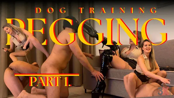 Training pegging part 1 - Noir Queenie and Mister Faith
