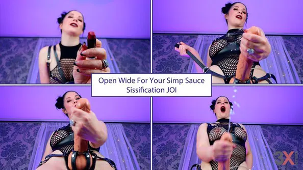 Open Wide for Your Simp Sauce Sissification JOI - Brookelynne Briar
