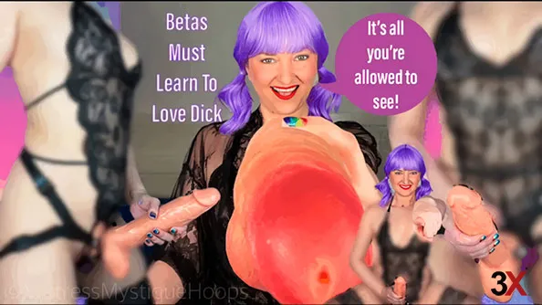 Betas Must Learn To Love Dick - Cock is all you're allowed to see! - Femdom Fun with Mistress Mystique - Mistress Mystique Hoops