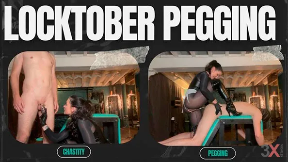 Locktober Pegging! - Adreena Cuckoldress