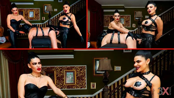 Strap-on spit roast - House of Sinn - Domdeluxury, Countess Olivia
