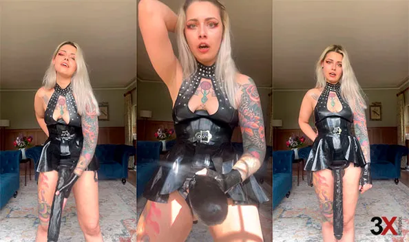 17 Inch Strapon Spit POV - Mistressmercyxox - Mistress Mercy