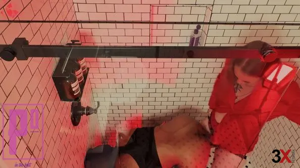 Guest Room Shower Pegging Quickie (4K) - Pegging Only - Alana Reign
