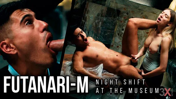 Night Shift At The Museum (4K) - Hentaied Men - Fanta Sie and Nicolas Novoa